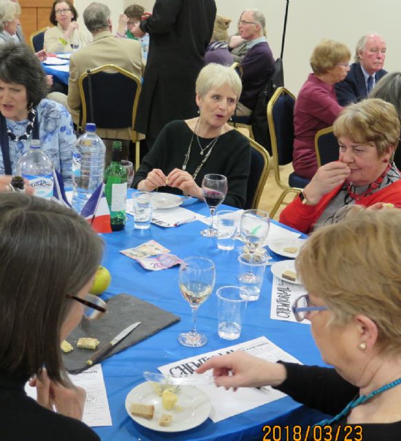 Enjoying the taste and chat Enjoying the taste and chat